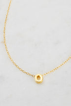 Zafino Letter Necklace Gold