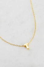 Zafino Letter Necklace Gold