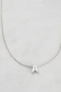 Zafino Letter Necklace Silver