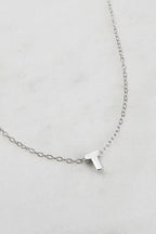Zafino Letter Necklace Silver