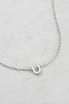Zafino Letter Necklace Silver