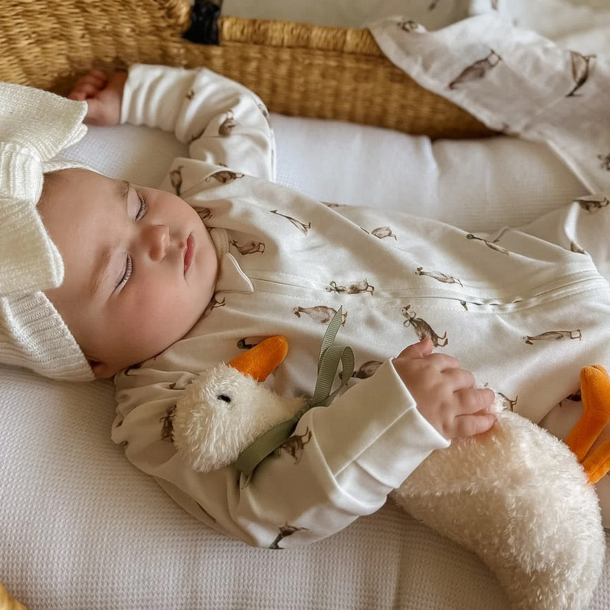 Fledge & Thread Duck Zip Onesie