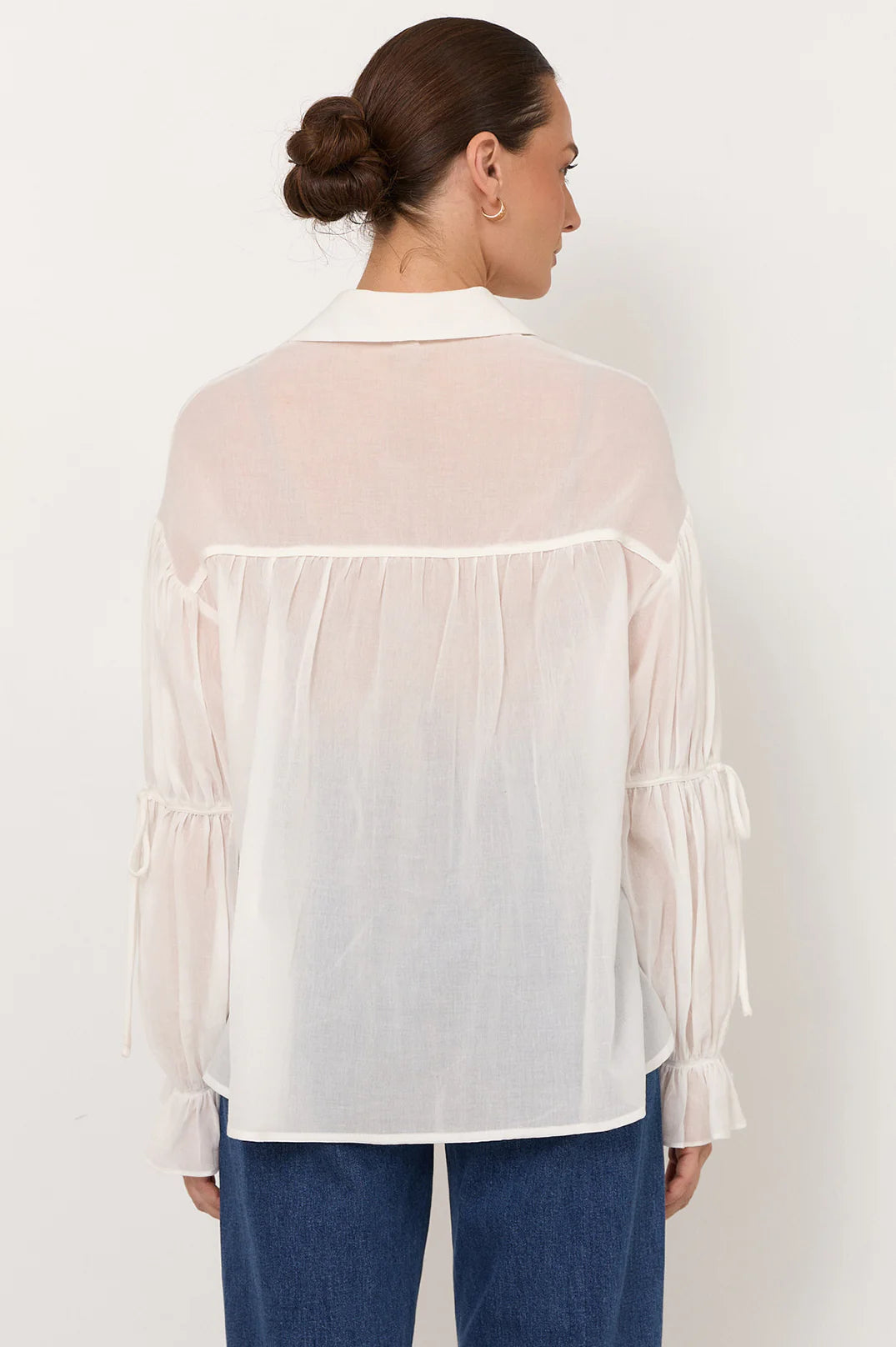 Adorne Darby Tie Detail Shirt