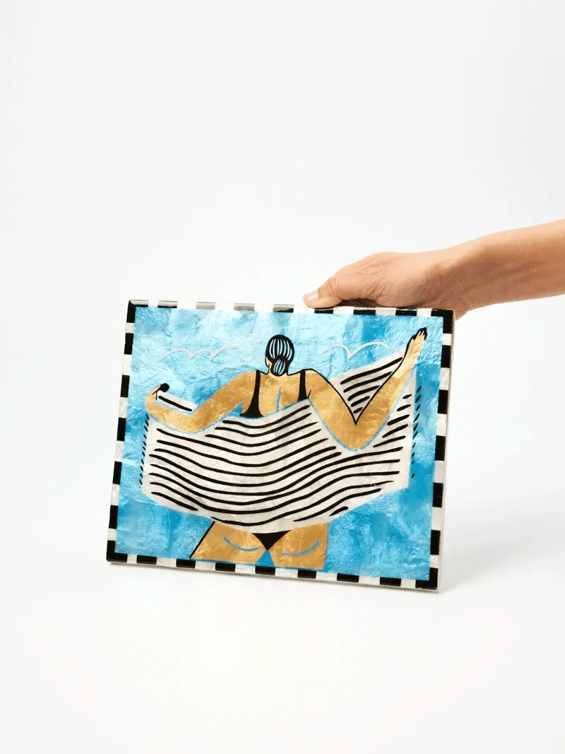 Jones & Co Beach Day Towel Off Wall Art
