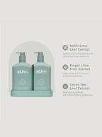 Al.ive Body Kaffir Lime & Green Tea Wash & Lotion Duo