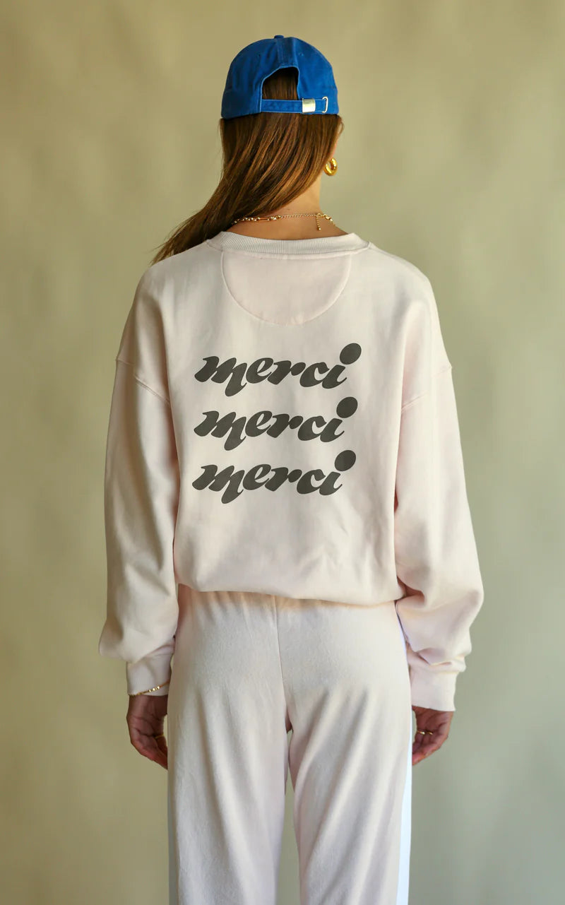 Araminta James Merci Sweatshirt Dusty Rose