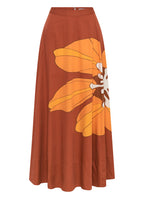 Bohemian Traders Tea Floral Circle Skirt || Flower Power