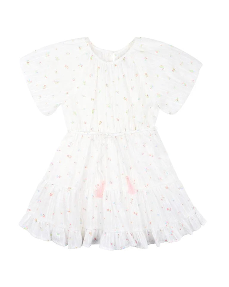 Fox & Finch Palm Cove Ditsy Print Tiered Dress