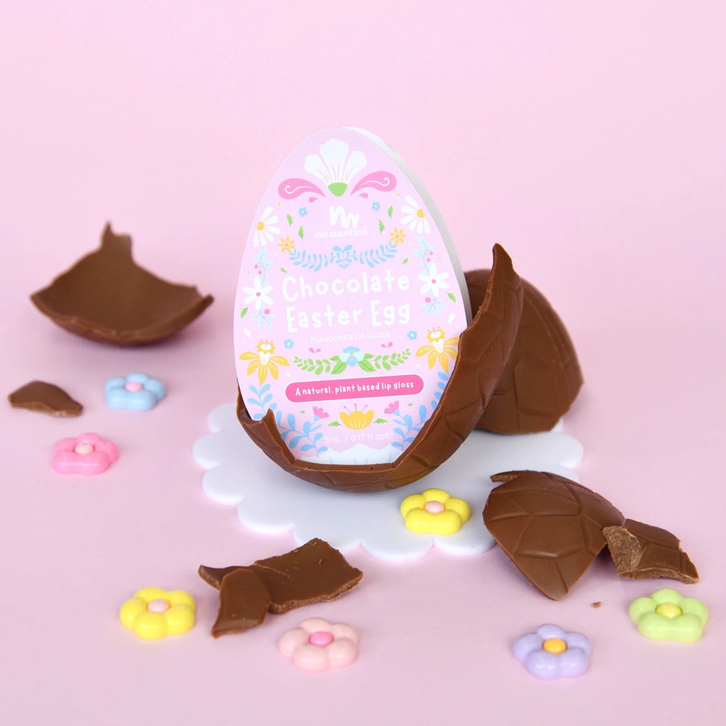 No Nasties Easter Egg Lip Gloss and Nail Stickers