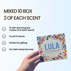 Lula Mixed Box of 10 Self Warming Eye Masks