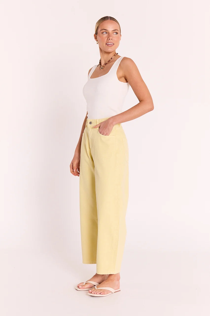 Feather & Noise Lola Cropped Butter Barrel Jeans