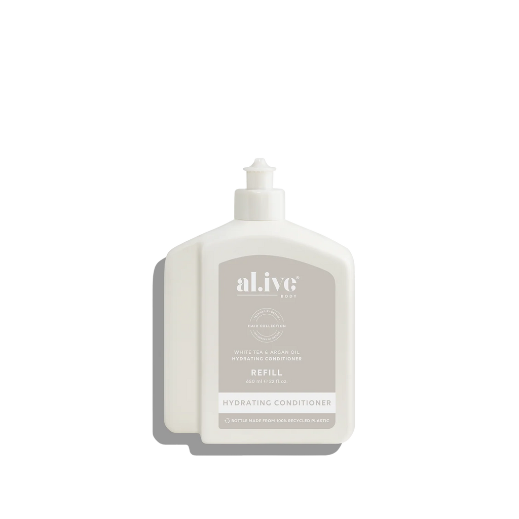 Al.ive 650ML Conditioner Refill - White Tea & Argan Oil