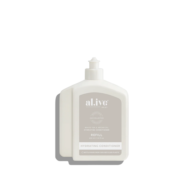 Al.ive 650ML Conditioner Refill - White Tea & Argan Oil