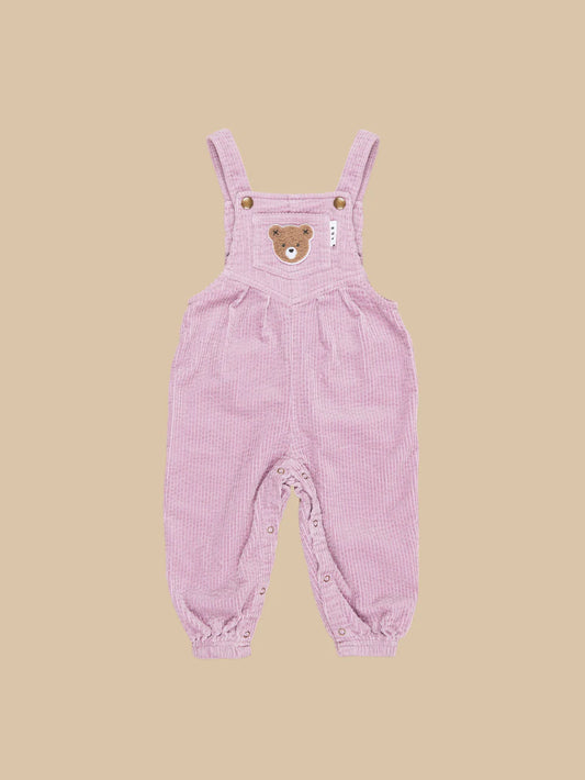 Huxbaby Orchid Cord Overalls