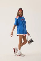 Araminta James Mallorca Tee Spanish Blue