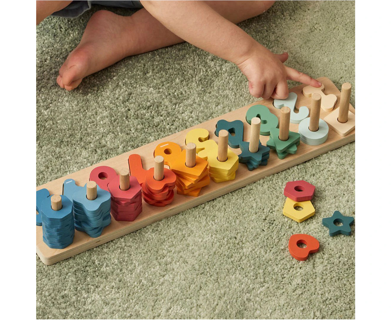 Zookabee Wooden Counting Stacker