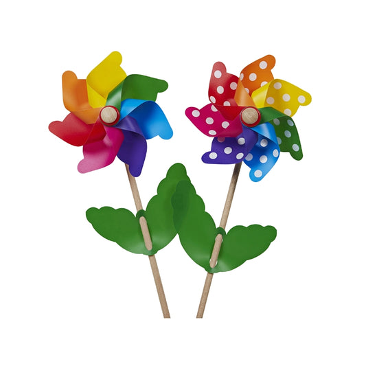 Whirly Windmills  Mezzo 21cm Pinwheel