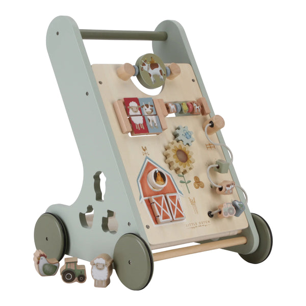Little Dutch Australia Little Farm Multi-Activity Baby Walker