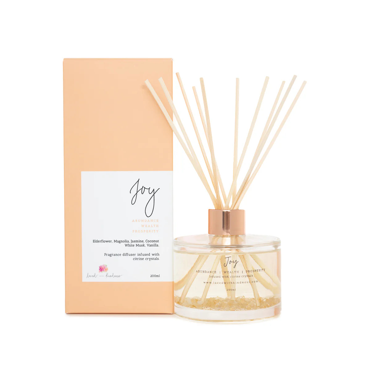 Laced with Kindness Reed Diffuser | Joy