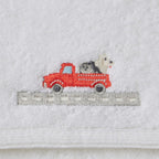 Jiggle & Giggle Trucking Along Bath Towel & Face Washer in Organza Bag