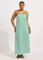 Seafolly Sorrento Bandeau Triangle Maxi Dress