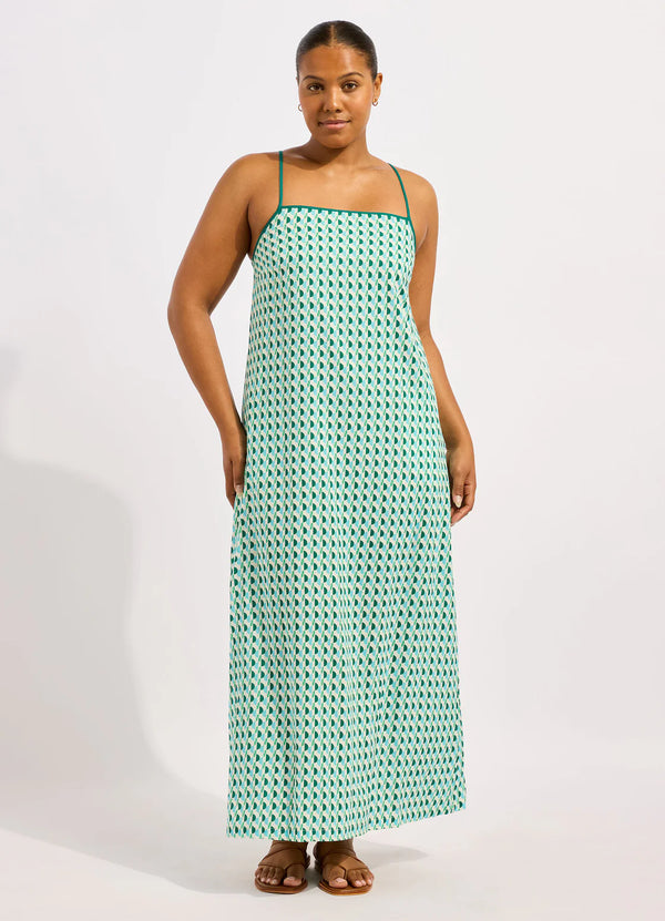 Seafolly Sorrento Bandeau Triangle Maxi Dress