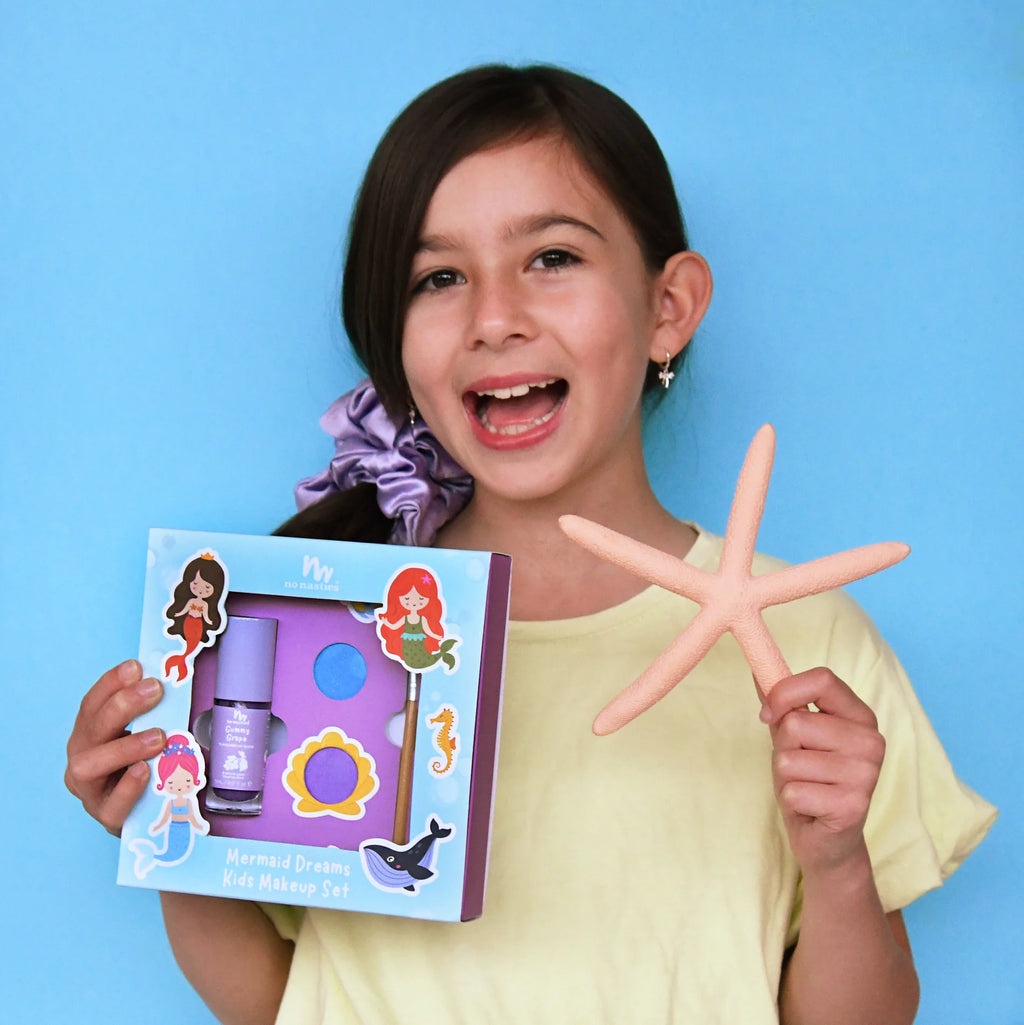 No Nasties Mermaid Dreams Natural Kids Makeup Gift Set