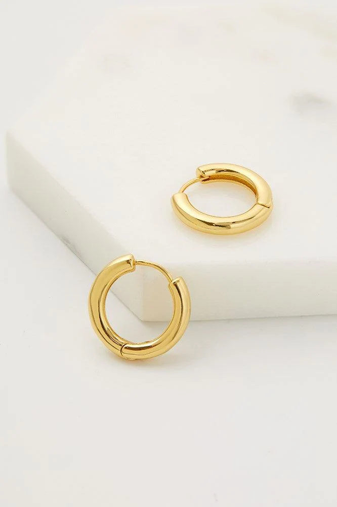 Zafino Kendall Hoop Gold Earrings