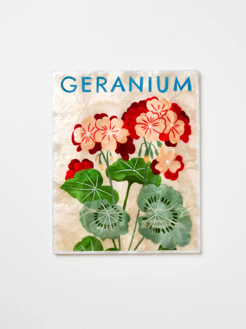 Jones & Co Market Wall Art Geranium