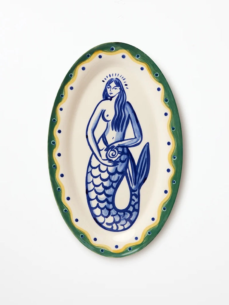 Jones & Co Piccolo Vita Mermaid Plate