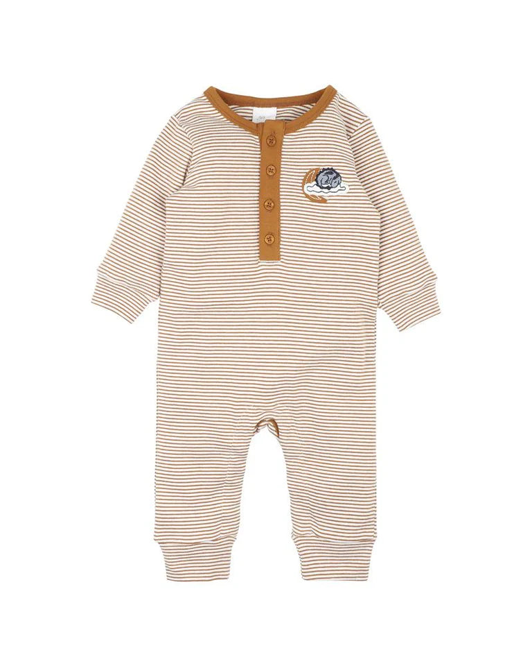 Bebe Nino Stripe Dragon Romper