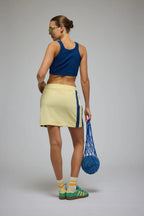 Araminta James Voyage Terry Skirt Lemon Cream