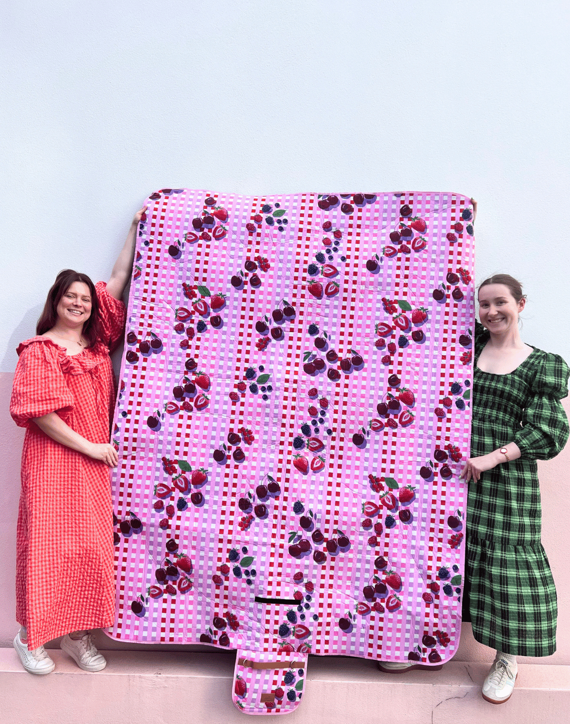 The Somewhere Co Sundae Cherries Picnic Rug