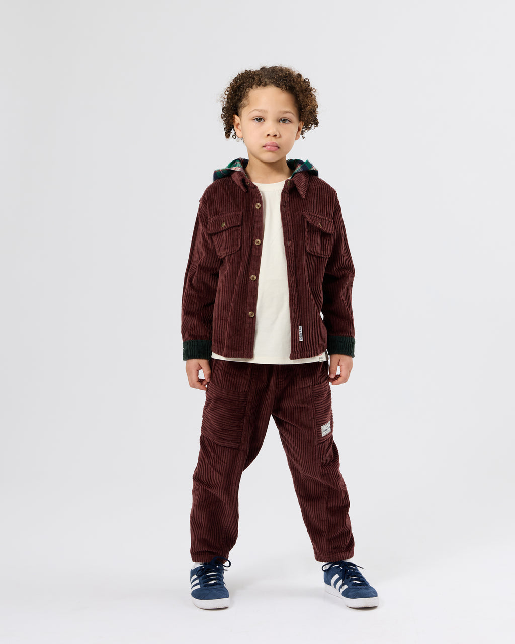 Goldie + Ace Kit Corduroy Pocket Pant Brown