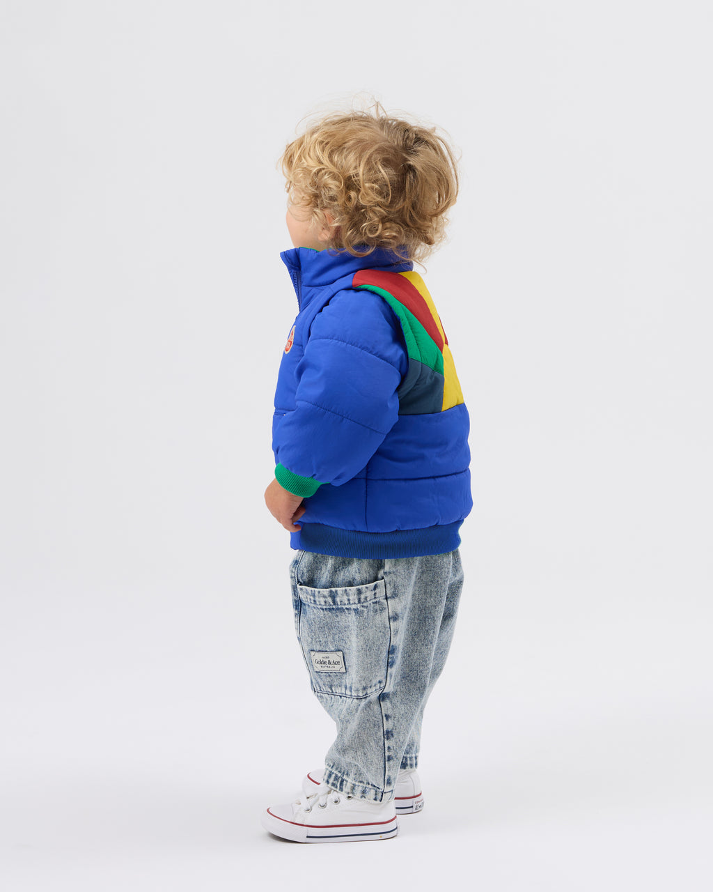 Goldie + Ace Kit Denim Pocket Pant Light Denim