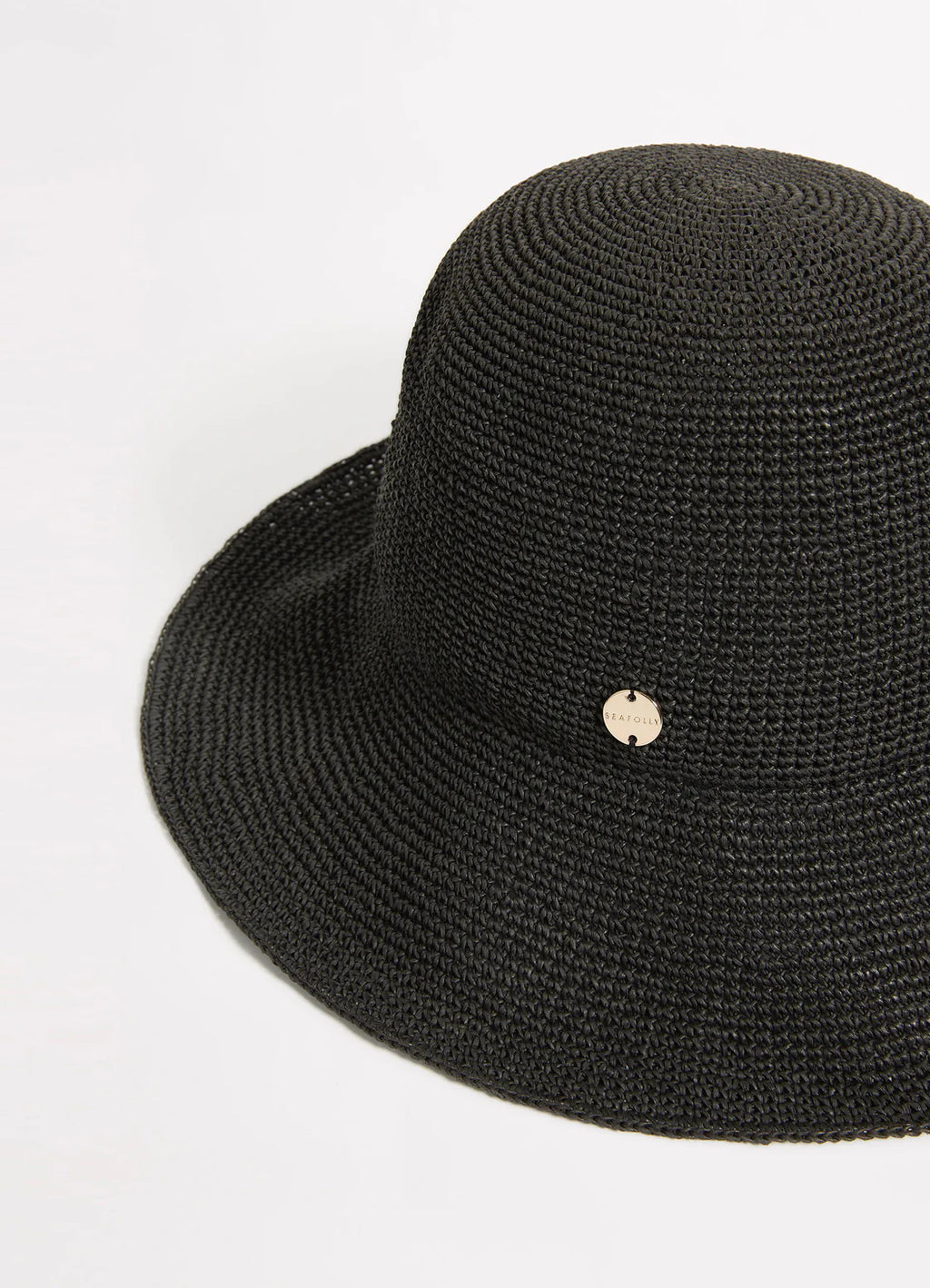 Seafolly Packable Raffia Bucket Hat