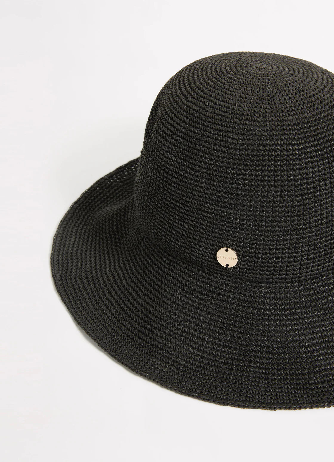 Seafolly Packable Raffia Bucket Hat