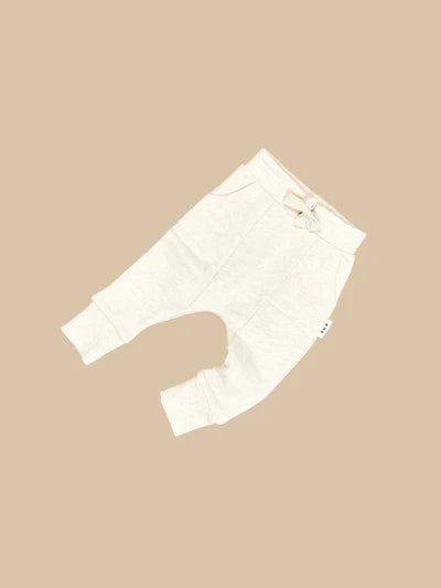 Huxbaby Oat Marle Drop Crotch Pant