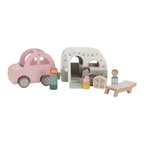 Little Dutch Australia Little Dutch Wooden Toy Car with Caravan