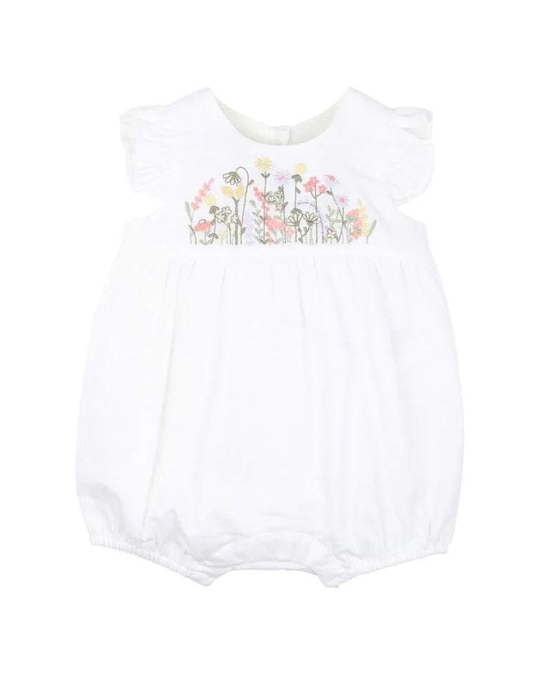 Bebe Florence Hand Embroidered Romper