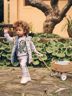 Huxbaby Dino Band Reversible Fleece vest