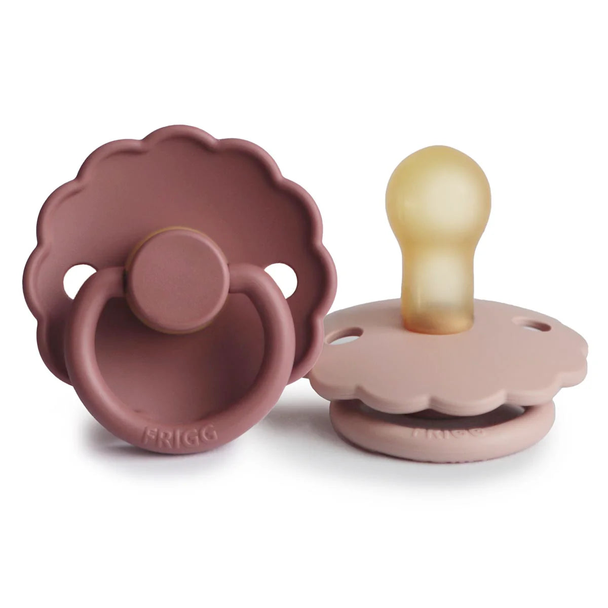 Frigg Daisy Pacifier 2 Pack Latex - Assorted Colours