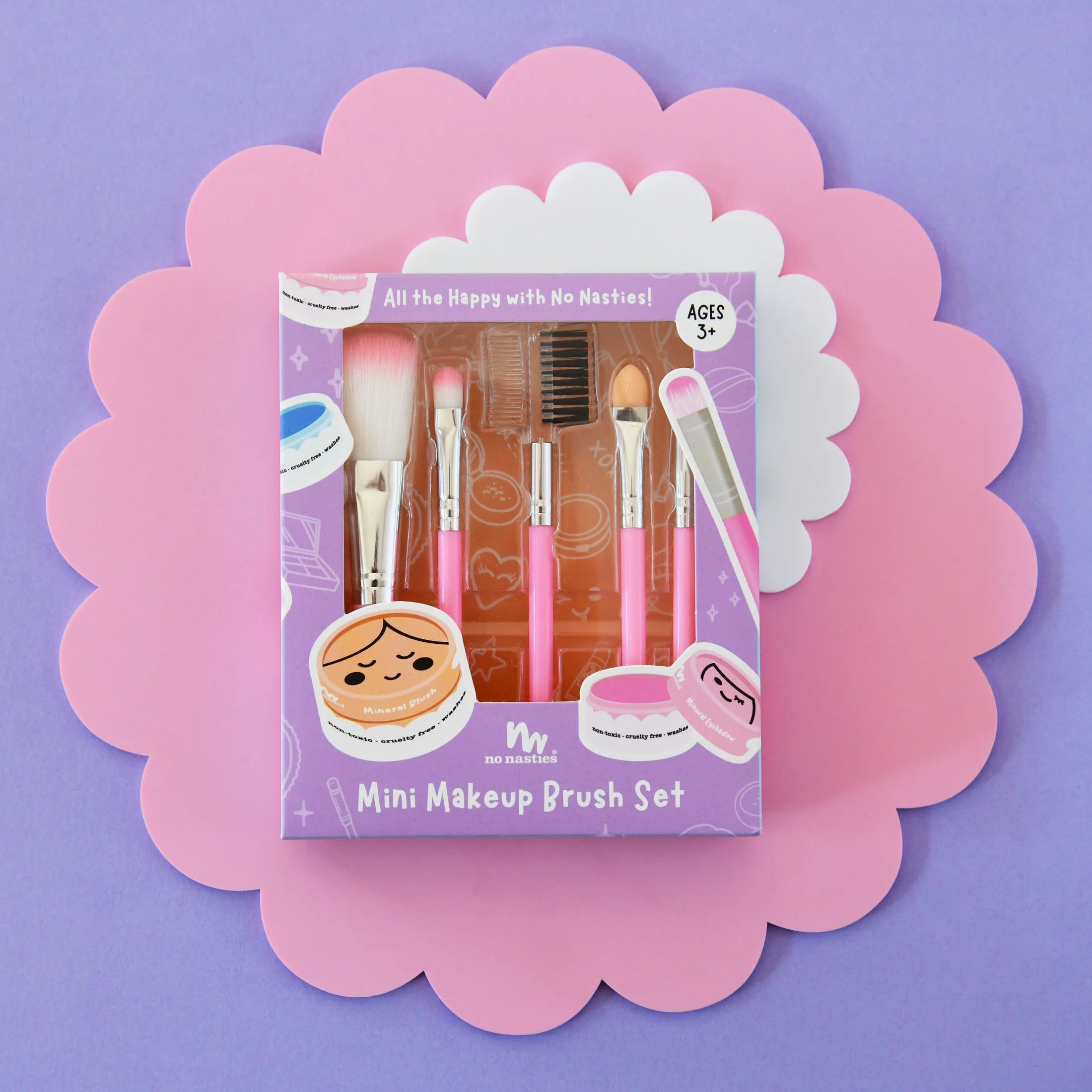 No Nasties Mini Makeup Brush Set