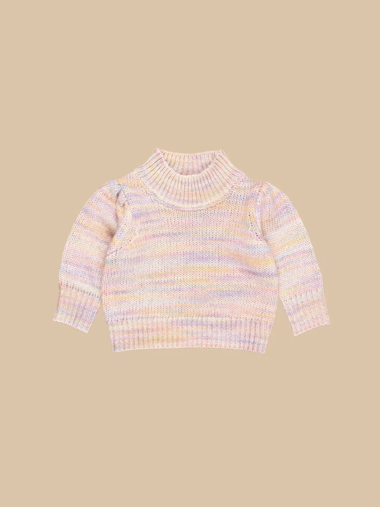 Huxbaby Rainbow Knit Puff Jumper