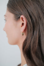 Zafino Jess Heart Hoop Earrings