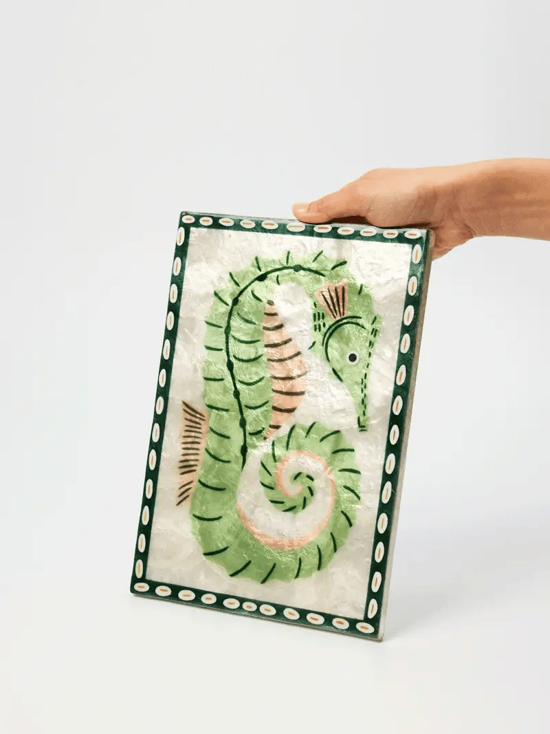 Jones & Co Mariner Seahorse Wall Art