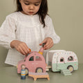 Little Dutch Australia Little Dutch Wooden Toy Car with Caravan