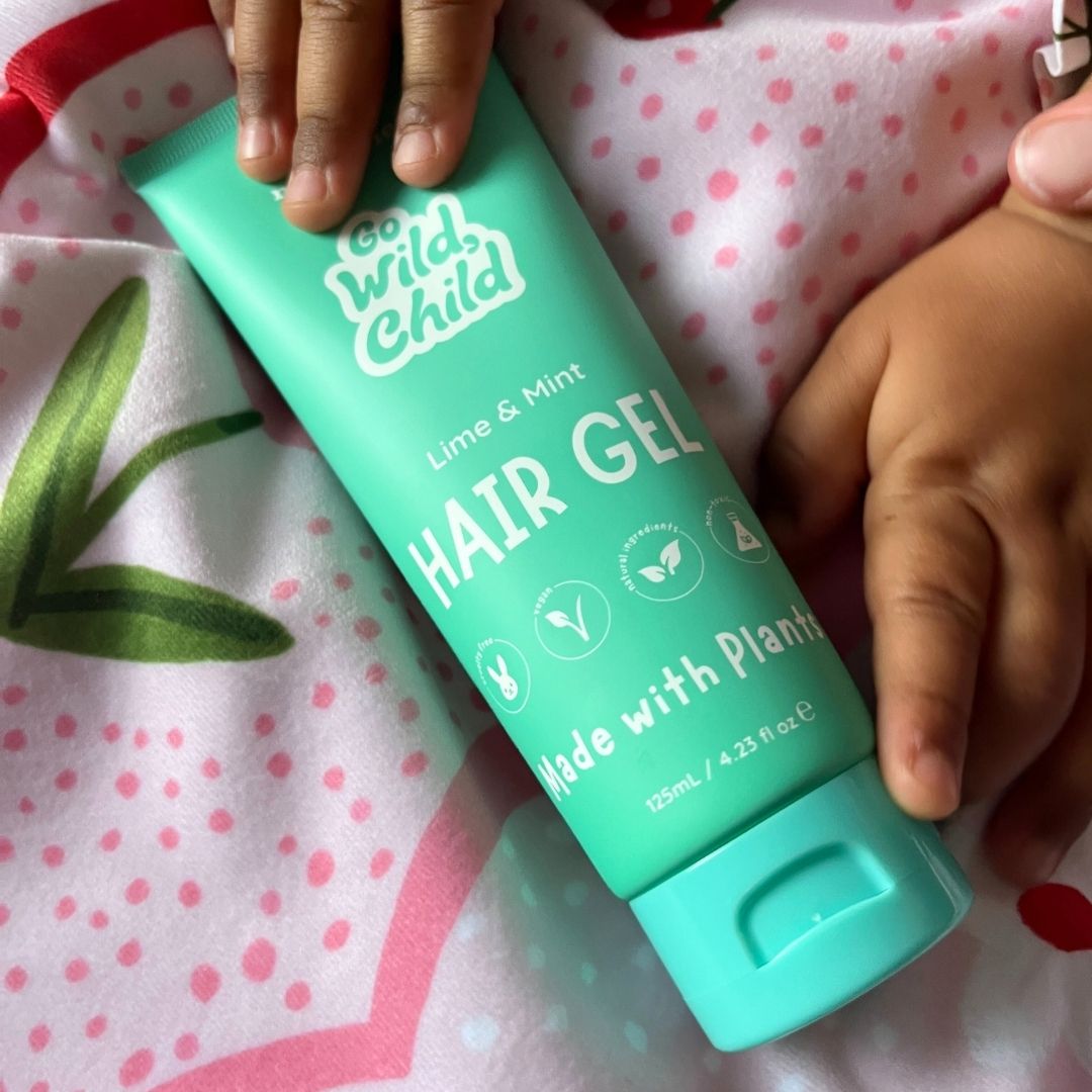 No Nasties Kids Plant Based Kids Hair Gel in Zesty Lime and Fresh Mint 125ml