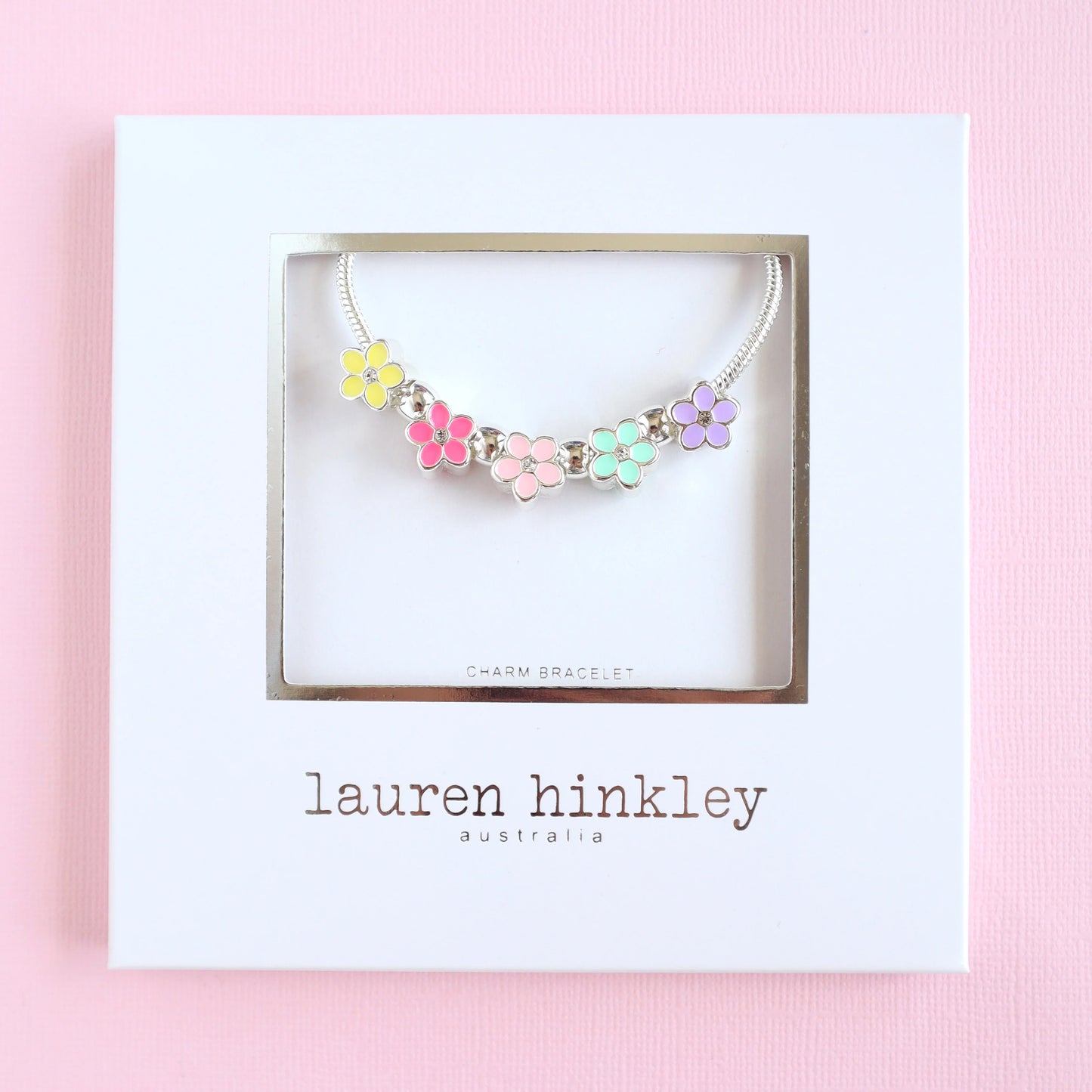 Lauren Hinkley Petite Fleur Bouquet Charm Bracelet