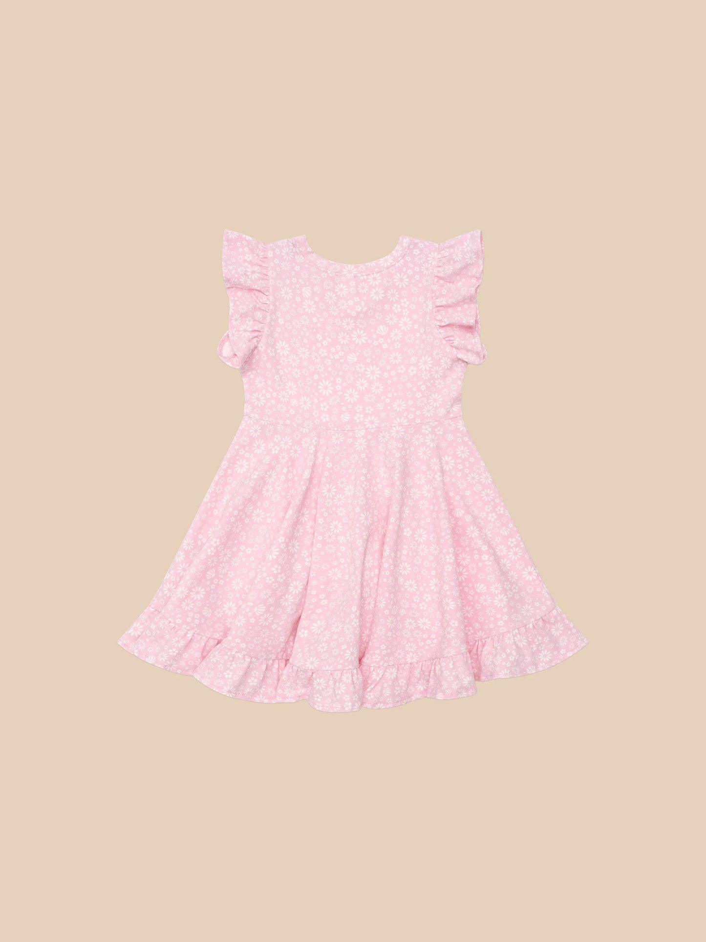 Huxbaby Daisy Seashell Frill Swing Dress